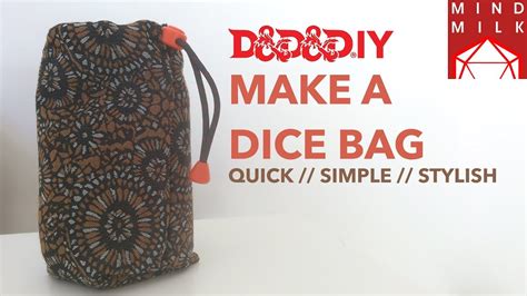 Learn how to make a fully lined, reversible dice bag in this first every tiffany teaches video! DIY craft your own Dice Bag - YouTube