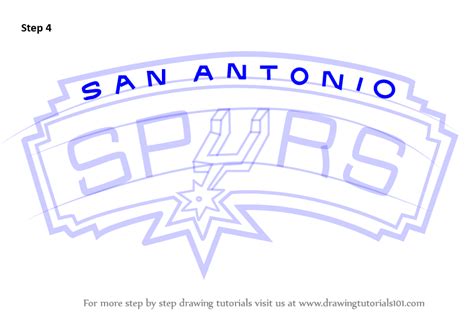 «how to draw the @spursofficial logo #spurs #tottenham #tottenhamhotspur #tottenhamhotspurs…» Learn How to Draw San Antonio Spurs Logo (NBA) Step by ...
