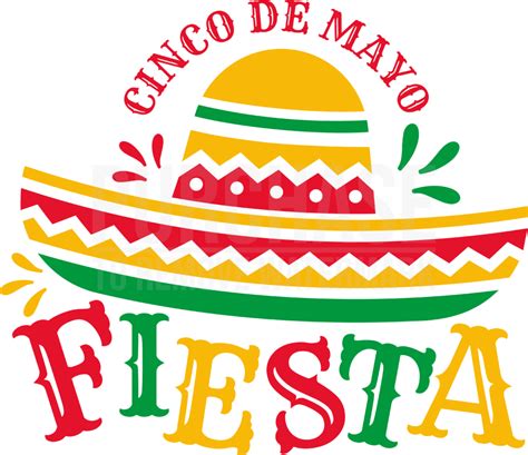 Cinco De Mayo Fiesta Svg • Mexican Hat Party T Shirt Design Svg Cut Files