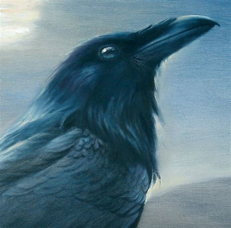 Night Raven Art Print