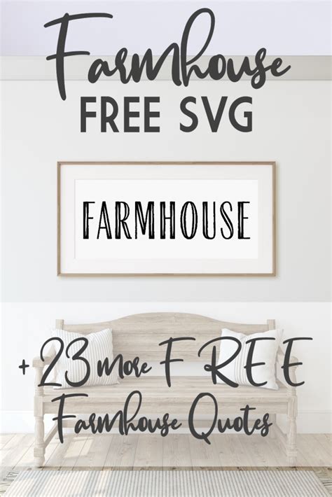 Free SVGs For Farmhouse Signs The Girl Creative