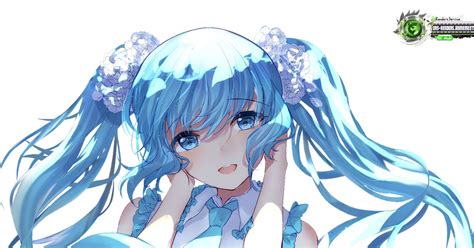 Vocaloidhatsune Miku Aw Underwater Blue Render Ors Anime Renders