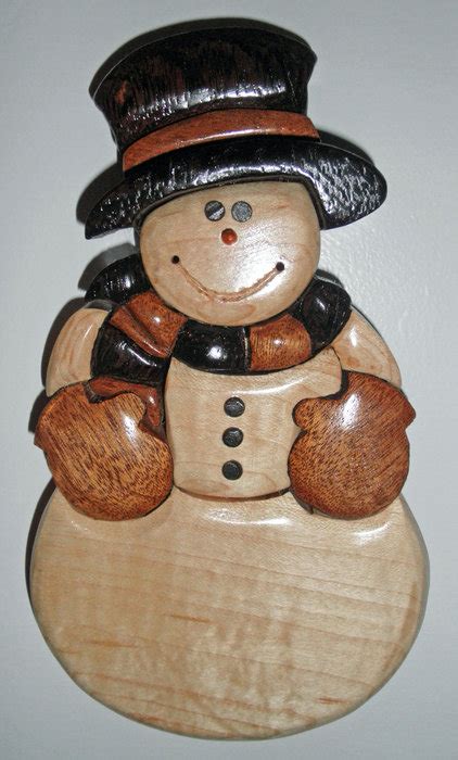 Snowman Intarsia By Stanm ~ Woodworking Community