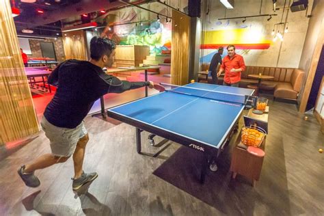 How to spin a table tennis ball. Ping-pong social club SPiN officially opens in ...