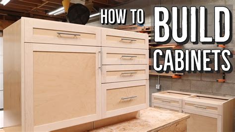 How To Build Cabinets Youtube