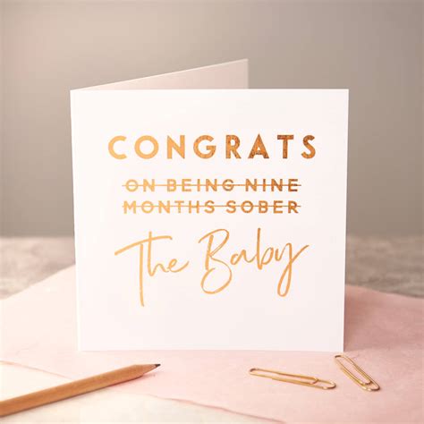 We did not find results for: Copper Foiled New Baby Card By Oakdene Designs | notonthehighstreet.com