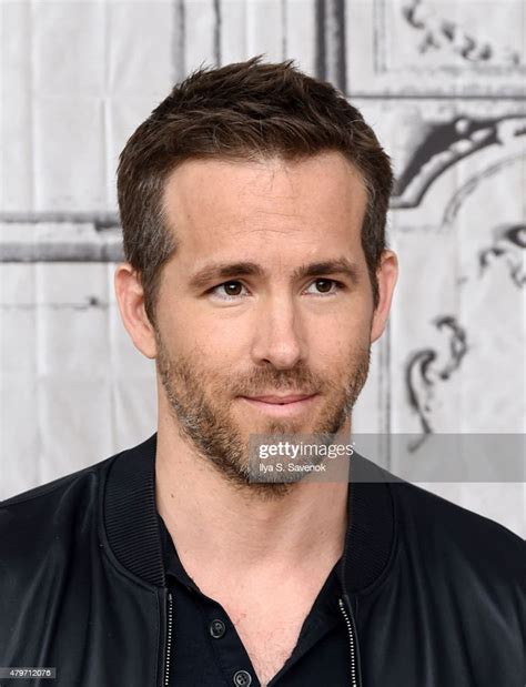 actor ryan reynolds attends aol build presents selfless at aol news photo getty images