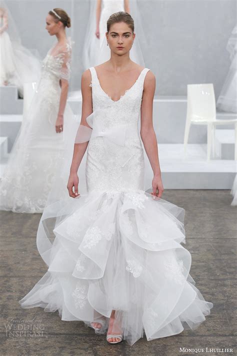 Monique Lhuillier Spring 2015 Wedding Dresses Wedding