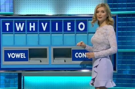 countdown s rachel riley sends temperatures soaring as she slips into sheer lace dress tv