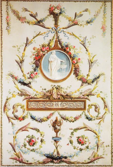French Interiors Of The Eighteenth Century Wall Painting Decor Mural