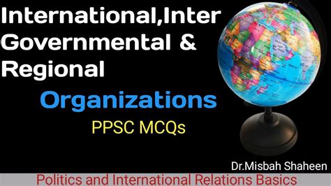 International Organizations Regional Organizations Igos Ngos Ppsc