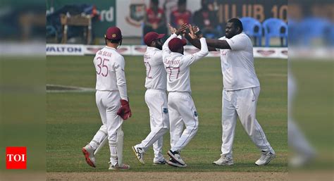 2nd Test Bangladesh 296 All Out Against West Indies Cricket News