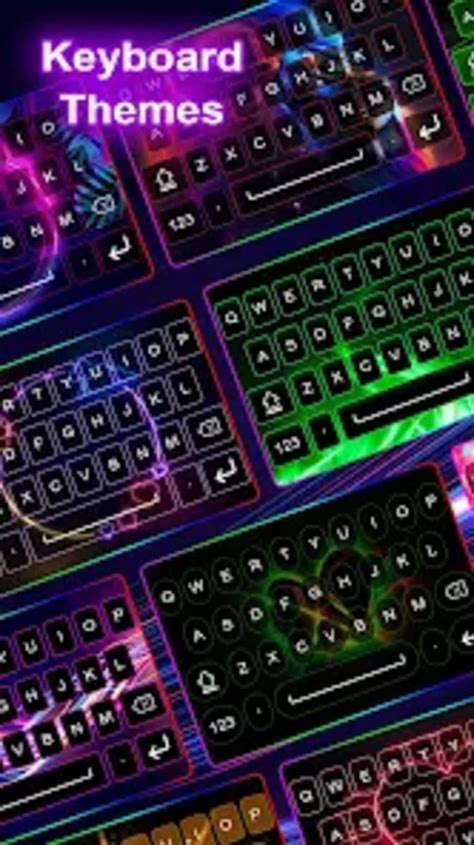 Neon Led Keyboard Themes Para Android Descargar