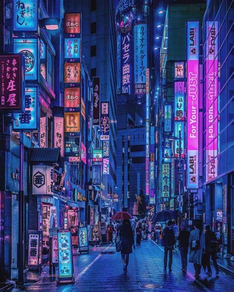 Neon Anime Tokyo Aesthetic Wallpaper Francini Mazioli