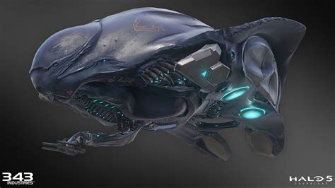Halo 5 Guardians Halo 5 Art Showcase Spaceship Art Alien Concept