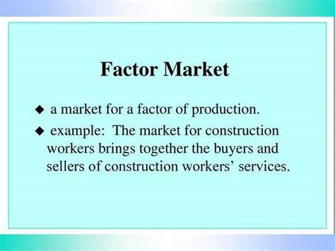 Factor Market Definition Types And Examples Saxa Fund