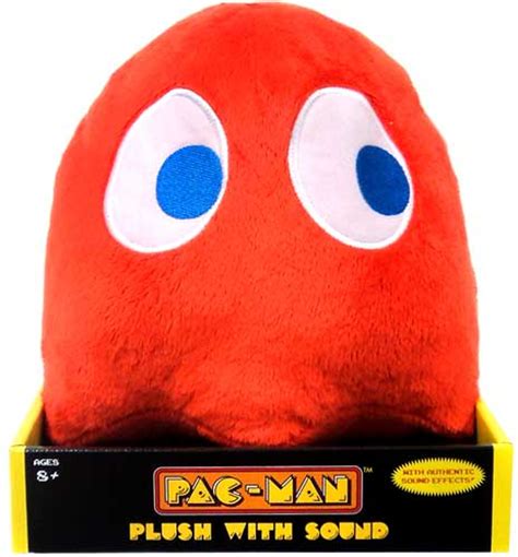 Pac Man Namco Red Ghost 9 Plush With Sound Goldie Marketing Toywiz