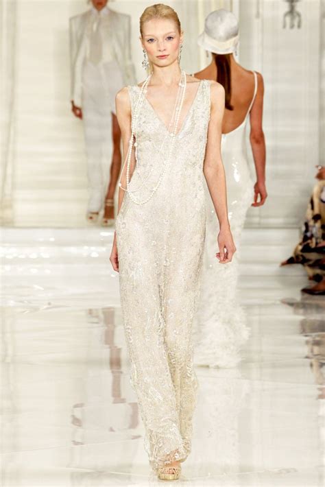 Ralph lauren polo dress womens large white blue pony casual sleeveless ladies *. Beach Wedding Dresses: Ralph Lauren Spring 2012