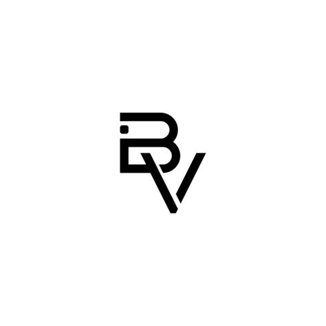 Premium Vector Bv Monogram Logo Design Letter Text Name Symbol