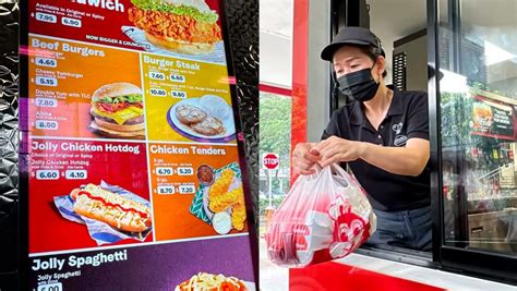 First Look Jollibee Opens Fast Food Drive Thru At A Petrol Station In