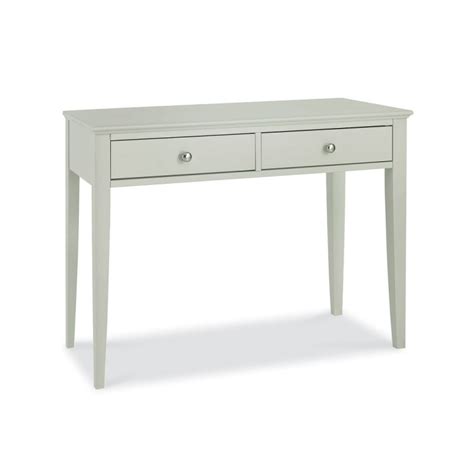 Ashby Cotton Painted Dressing Table With Drawers Oak Furniture Uk
