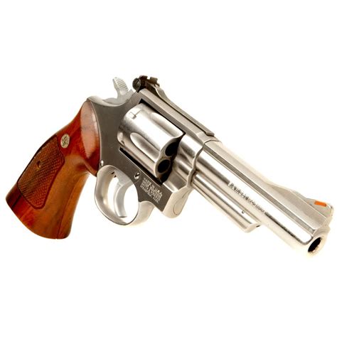 Deactivated Smith And Wesson Model 66 2 357 Stainless Revolver