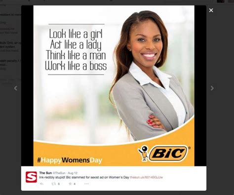 Bic Apologizes For Sexist Ad Cyber Gazing