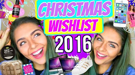 Christmas Wishlist 2016 Youtube