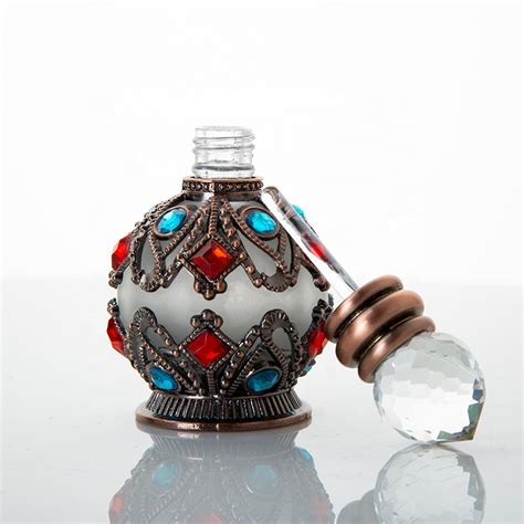 Luxury Dubai 15ml Perfume Bottle Arabic Unique Round Perfume Bottle
