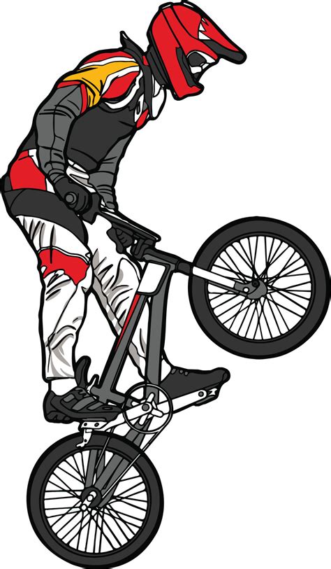Bmx Bike Freestyle Sport Clipart 20711964 Vector Art At Vecteezy