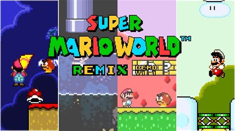 Super Mario World Remix Super Mario World Rom Hack スーパーマリオワールド