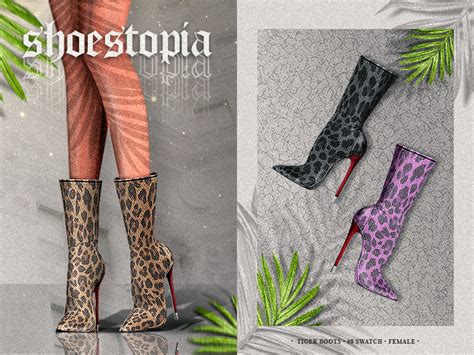 Shoestopia Tiger Boots Download Patreon Female Version