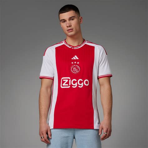 Adidas Mens Soccer Ajax Amsterdam 2324 Home Jersey White Adidas Us