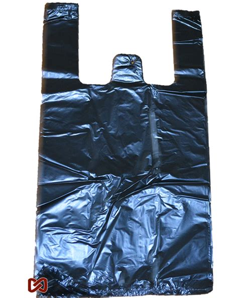 Medium Size Black Plastic Shopping Bags Packed 1000 Per Box Bagsonnet