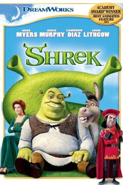 Shrek Poster Artwork Mike Myers Eddie Murphy Cameron Diaz Movie
