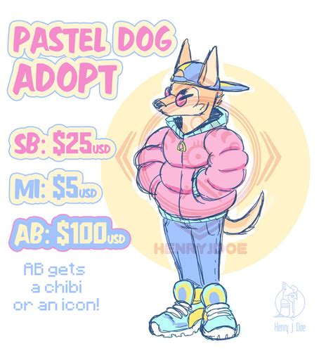 Pastel Dog Adopt — Weasyl