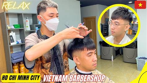 Asmr 💈vietnam Barber Shop 39 Relaxing Haircut For Men In Ho Chi Minh City Youtube