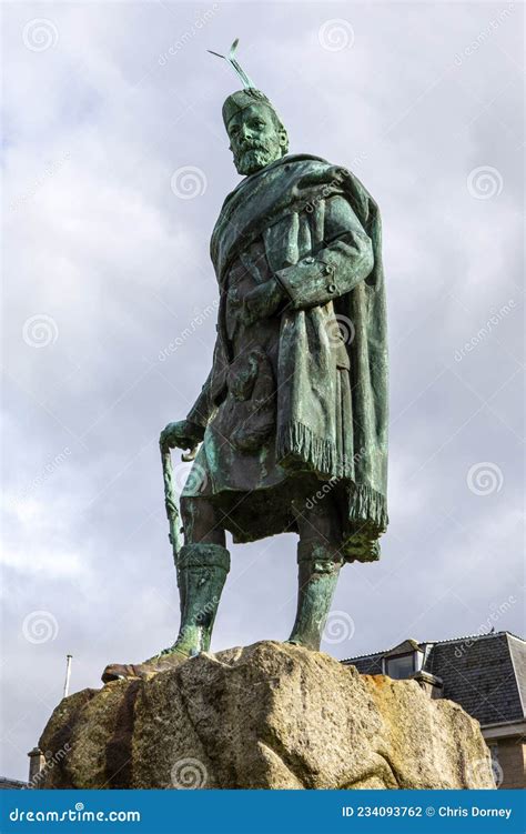 Donald Cameron Of Locheil Statue In Fort William Scotland Editorial