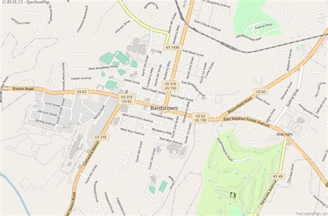 Bardstown Map United States Latitude And Longitude Free Maps