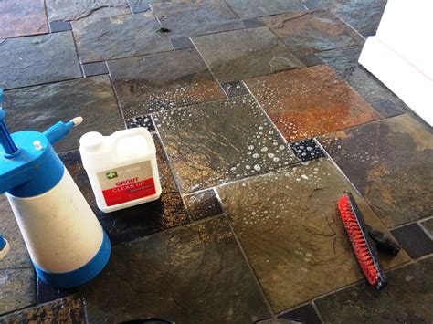 Deep Cleaning And Sealing A Beautiful Slate Tiled Kitchen Floor In