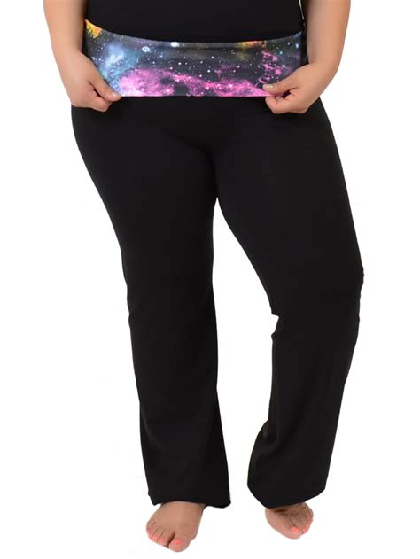 Stretch Is Comfort Womens And Girls Cotton Yoga Pants Cotton