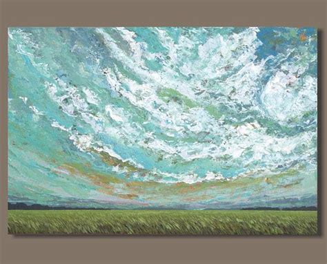 Abstract Sky Painting Large Cloud Painting Large