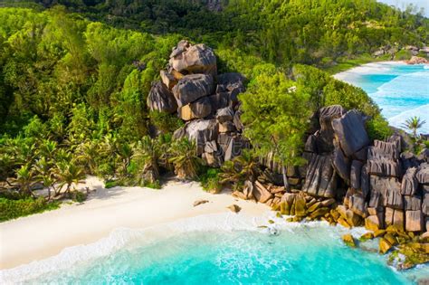Grand Anse One Of The Most Beautiful Beach Of Seychelles La Digue