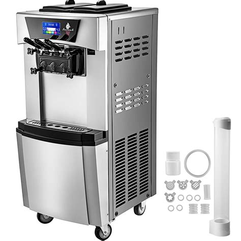 Vevor 2300w Commercial Soft Ice Cream Machine 3 Flavorssoft Serve