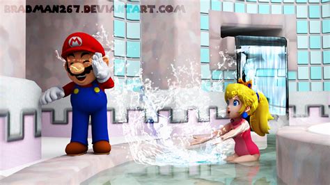 Getting Wet With Peach By Bradman On Deviantart