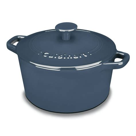 Cuisinart Chefs Classic Enameled Cast Iron 3 Qt Round Covered