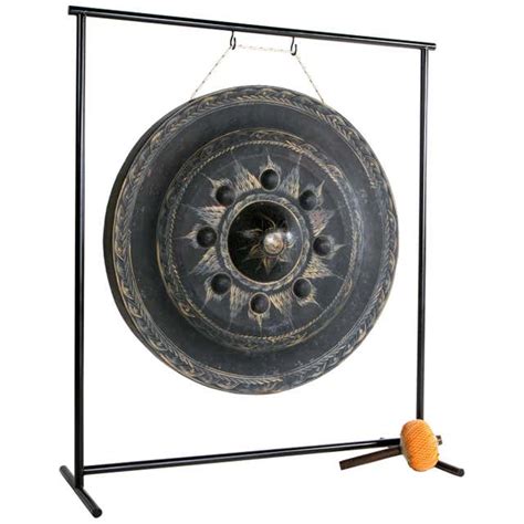 Temple Gong On Stand At 1stdibs