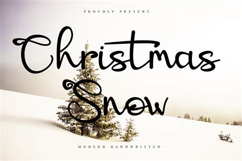 Christmas Snow Free Fonts Script And Handwritten Fonts