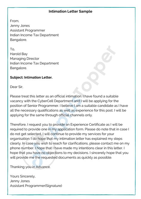 How To Write An Official Letter Through Another Person