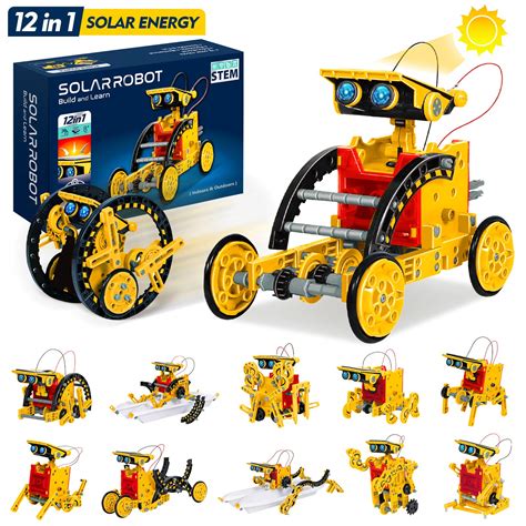 Buy Galopar Stem Projects For Kids Ages 8 12 Solar Robot 12 In 1